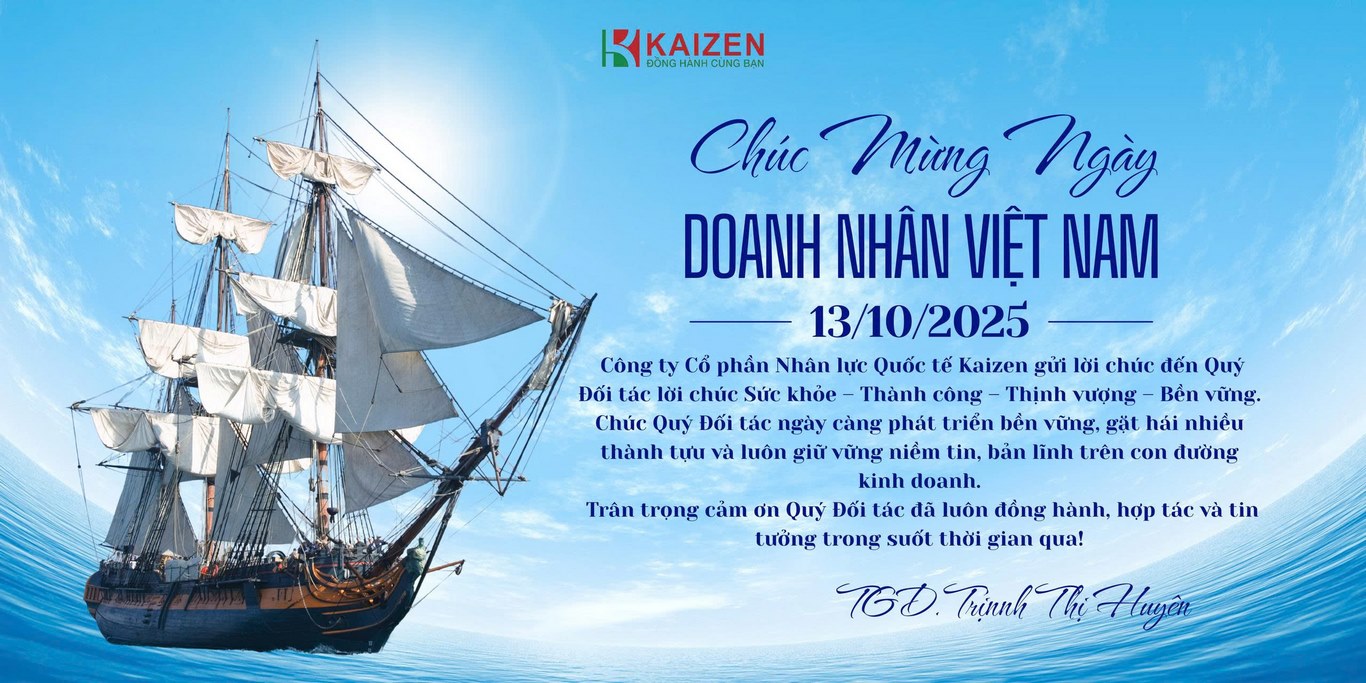 kaizenvn.vn Chúc mừng Ngày Doanh nhân Việt Nam năm 2025